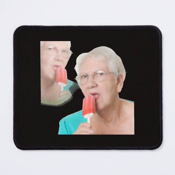 Item preview, Grandma Licking Popsicle Fun Retro designed and sold by Bloowardi.