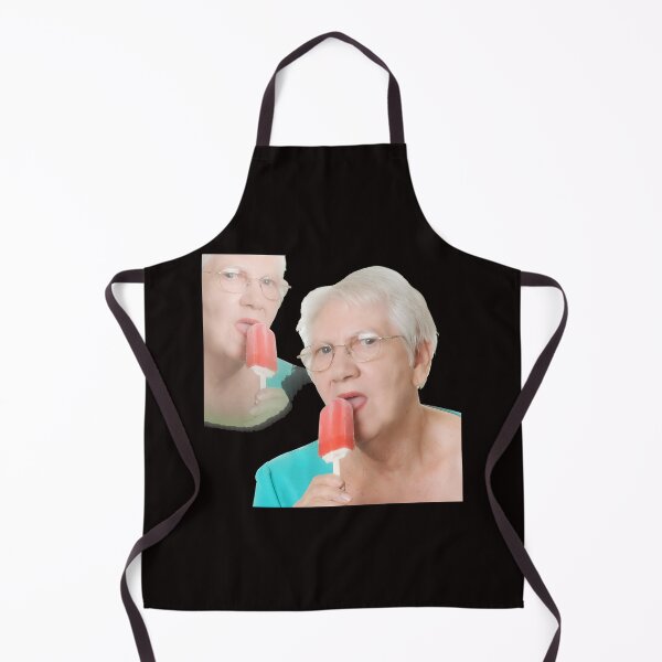 Item preview, Grandma Licking Popsicle Fun Retro designed and sold by Bloowardi.