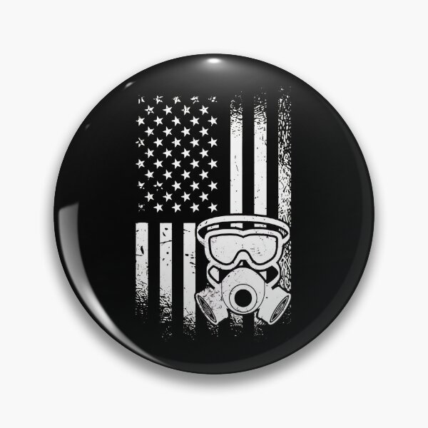 Item preview, American Flag Gas Mask Distress Graphic designed and sold by rodasbu.