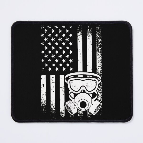 Item preview, American Flag Gas Mask Distress Graphic designed and sold by rodasbu.