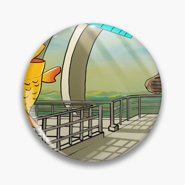 Item preview, Bizarre Encounter: Surreal Fish Mascot designed and sold by Khobz-Bzebda.
