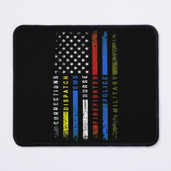 Item preview, American Flag Thin Lines Support Professions designed and sold by bluterowey.
