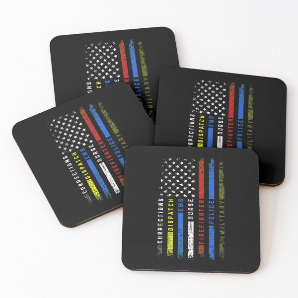 Item preview, American Flag Thin Lines Support Professions designed and sold by bluterowey.