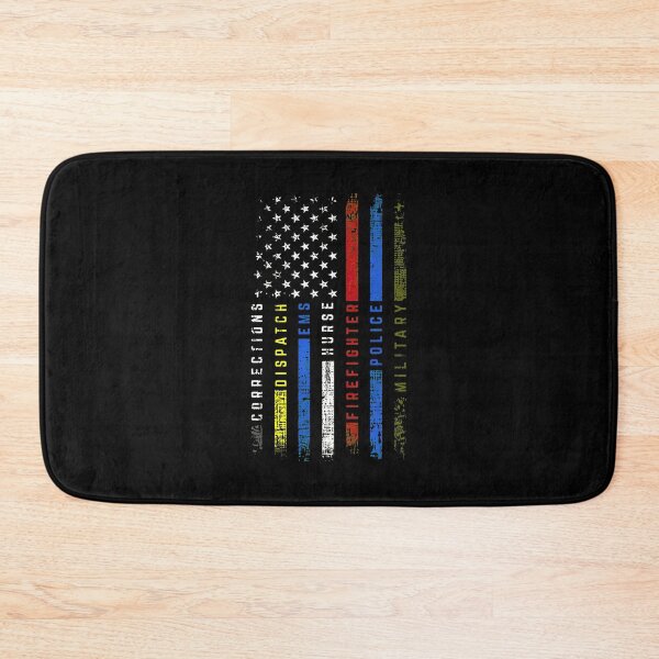 Item preview, American Flag Thin Lines Support Professions designed and sold by bluterowey.
