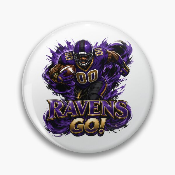 Item preview, Ravens Go! Baltimore Ravens Football Fan #0117 designed and sold by GLUVY-THEME.
