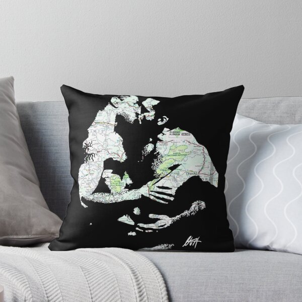Item preview, Reșița & Târgu Jiu Big Muscled Hairy Chested Gay Lovers Kissing Map Art - NLMKArtStudio designed and sold by NLMKArtStudio.