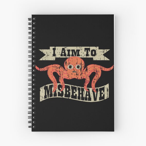 Item preview, I Aim To Misbehave Funny Saying designed and sold by Foxintheloart.