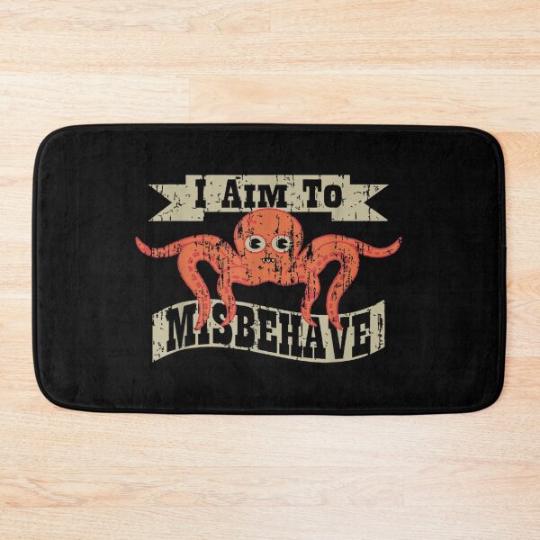 Item preview, I Aim To Misbehave Funny Saying designed and sold by Foxintheloart.