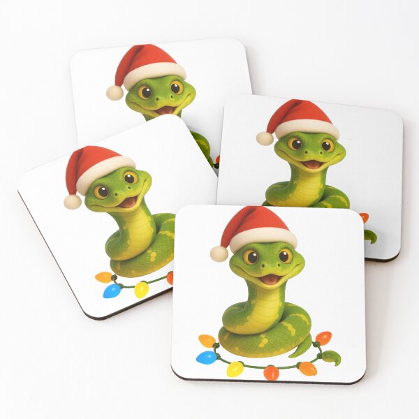 Item preview, Green Tree Python Christmas Lights designed and sold by Sillytoe.