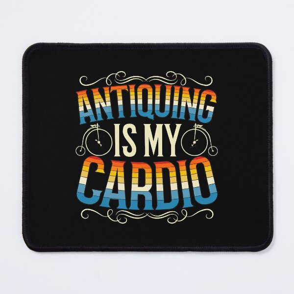 Item preview, Antiquing Is My Cardio Retro Vintage Bicycle Art designed and sold by bluterowey.