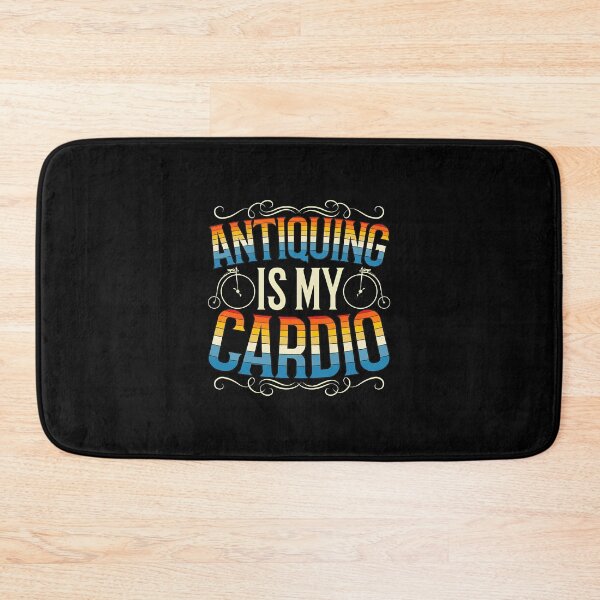 Item preview, Antiquing Is My Cardio Retro Vintage Bicycle Art designed and sold by bluterowey.
