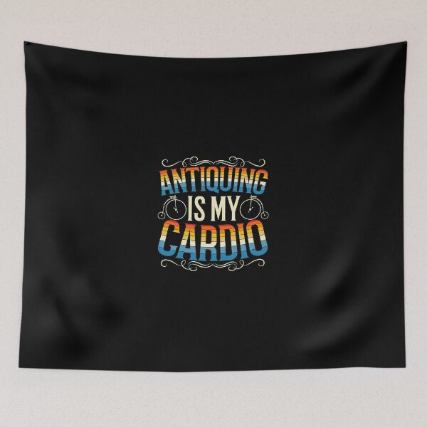 Item preview, Antiquing Is My Cardio Retro Vintage Bicycle Art designed and sold by bluterowey.