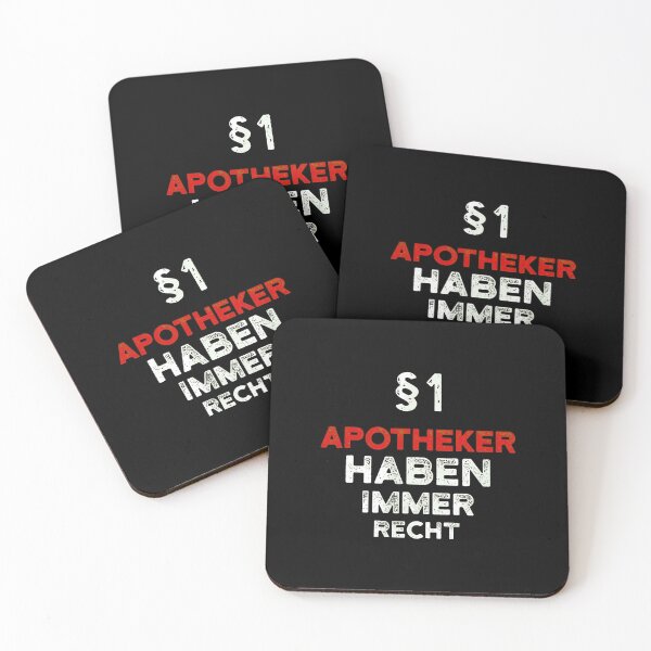 Item preview, Apotheker Haben Immer Recht German Pharmacist Humor designed and sold by rodasbu.