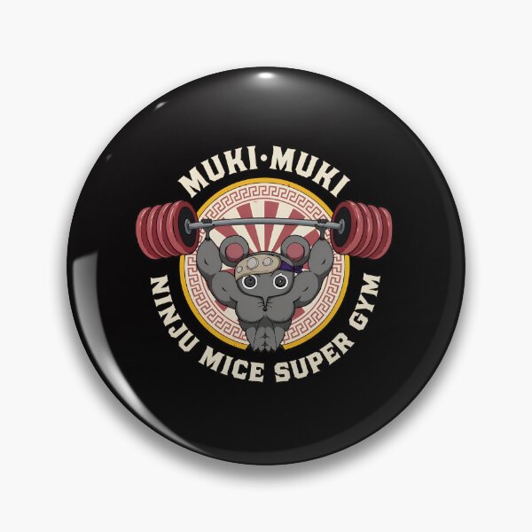 Item preview, Muki Muki Ninju Mice Super Gym Weightlifting Mouse designed and sold by Lagoart.