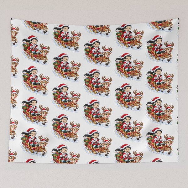 Item preview, Konro Sagamiya Fire Force Christmas Sleigh Reindeer Delivery designed and sold by mildaclairmo.