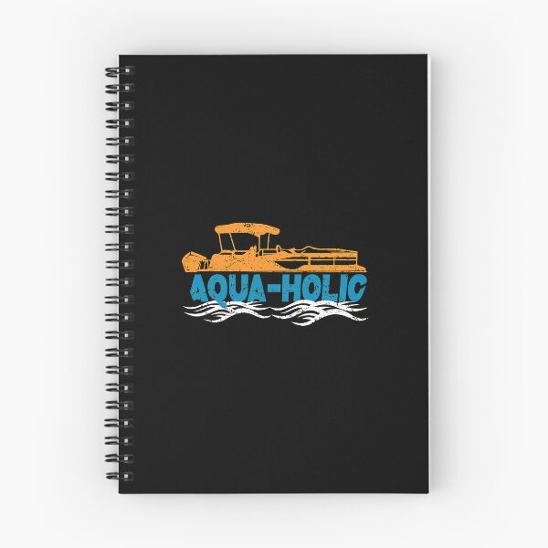 Item preview, Aqua-Holic Pontoon Boat Water Waves Design designed and sold by bluterowey.