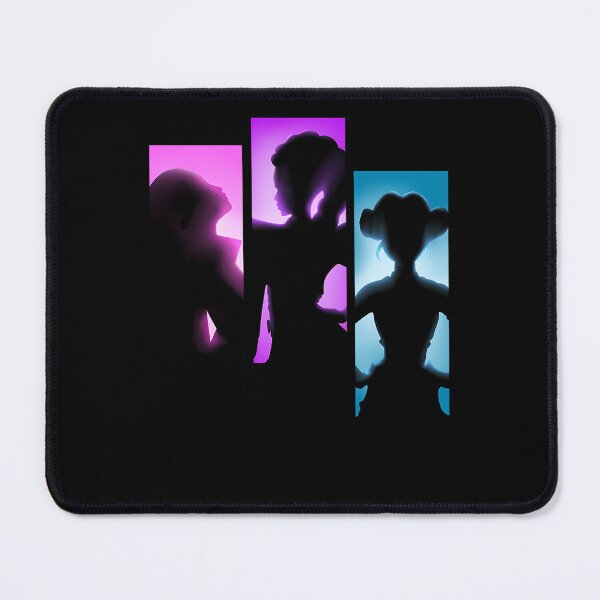 Item preview, Tri-Color Neon Silhouettes Vertical Panels designed and sold by StireTraial.