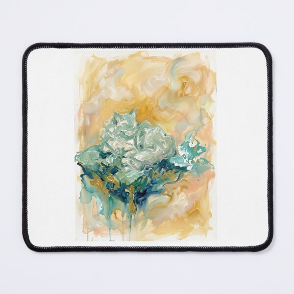Item preview, Persian Cat Tea Time Abstract Painting designed and sold by PictoVibe.