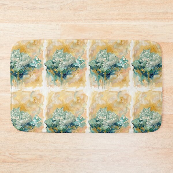 Item preview, Persian Cat Tea Time Abstract Painting designed and sold by PictoVibe.
