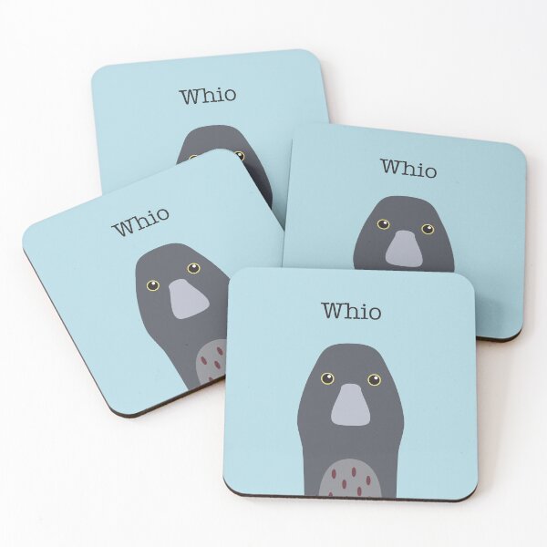 Item preview, Whio Face New Zealand Bird designed and sold by Rebeccatiana.nz.