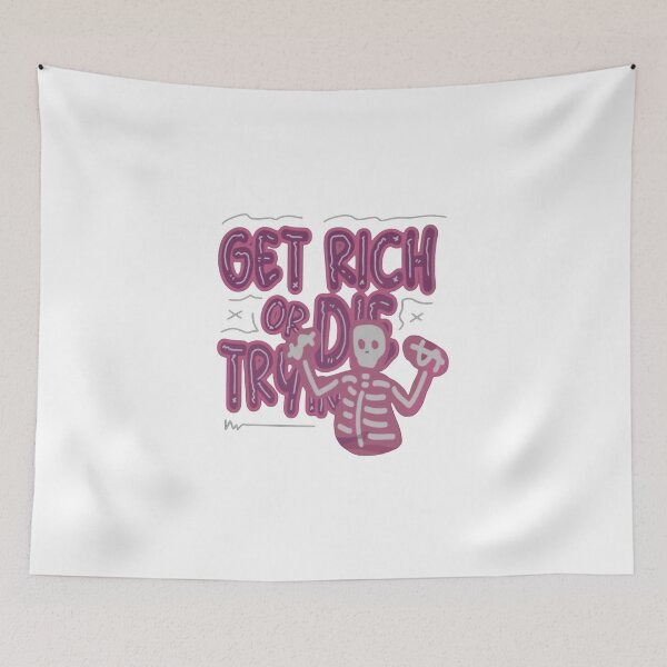 Item preview, Get Rich Or Die Tryin Skeleton Money designed and sold by Loplposit.