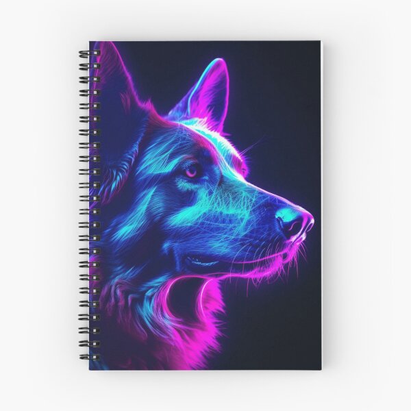 Item preview, Neon Dog Breeds Colorful Portrait Collection designed and sold by BrandonArtWorld.