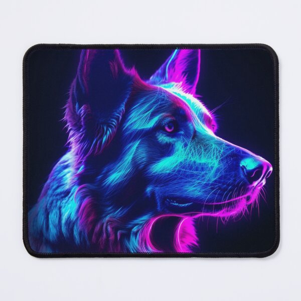 Item preview, Neon Dog Breeds Colorful Portrait Collection designed and sold by BrandonArtWorld.