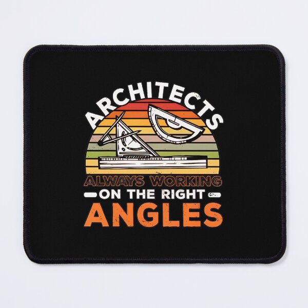 Item preview, Architects Always Working On The Right Angles Retro Sunset designed and sold by siravoloneg.