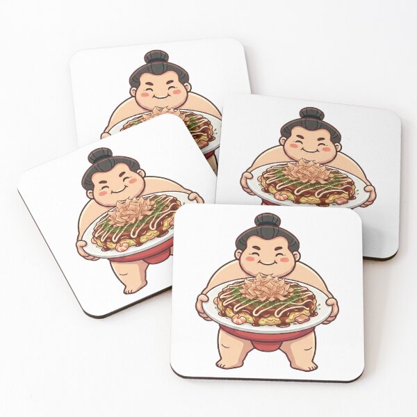 Item preview, Simple and Cute Sumo Logo - Okonomiyaki designed and sold by Studio-MiMi.