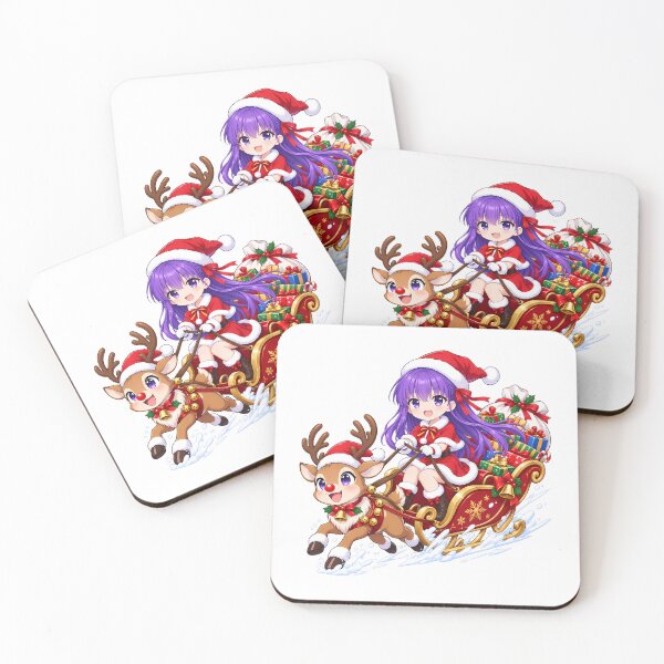 Item preview, Sakura Matou Fate Stay Night Christmas Reindeer Sleigh designed and sold by mildaclairmo.