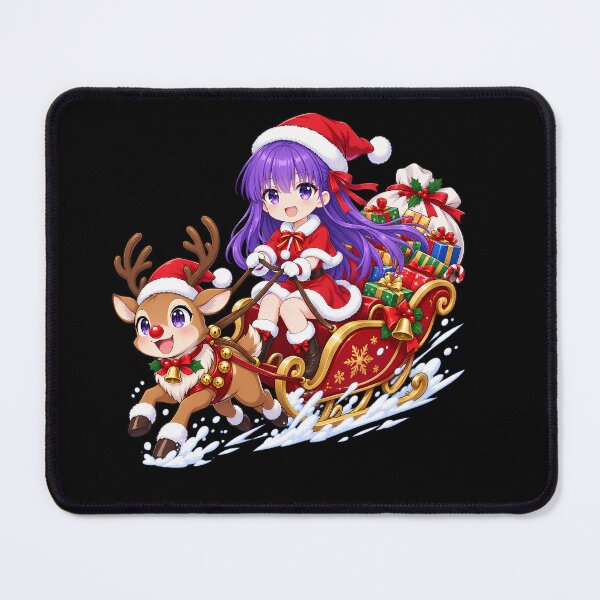Item preview, Sakura Matou Fate Stay Night Christmas Reindeer Sleigh designed and sold by mildaclairmo.