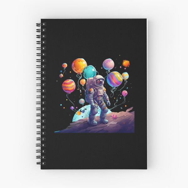 Item preview, Astronaut Balloons Space Adventure Art designed and sold by siravoloneg.
