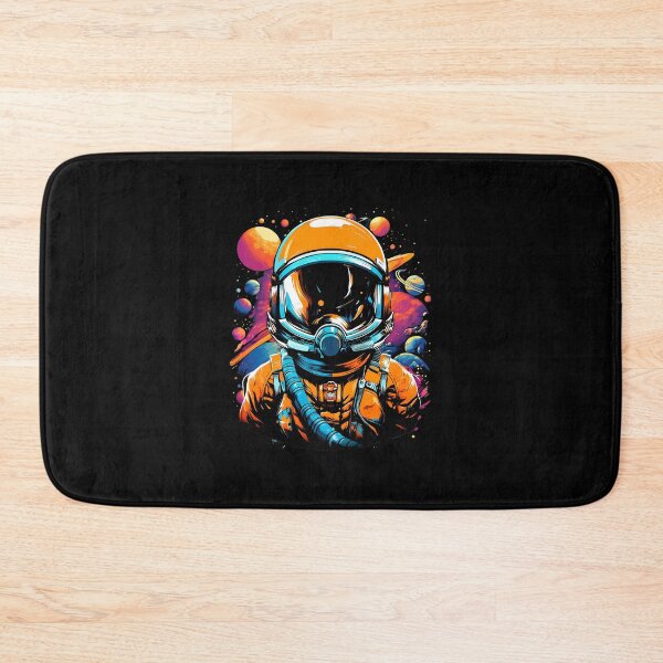 Item preview, Astronaut Cosmic Planets Retro Future Illustration designed and sold by rodasbu.