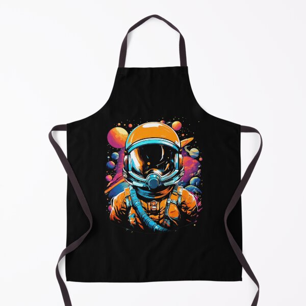 Item preview, Astronaut Cosmic Planets Retro Future Illustration designed and sold by rodasbu.