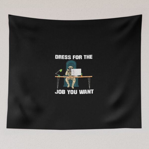 Item preview, Astronaut Working Desk Dress For The Job You Want designed and sold by rodasbu.