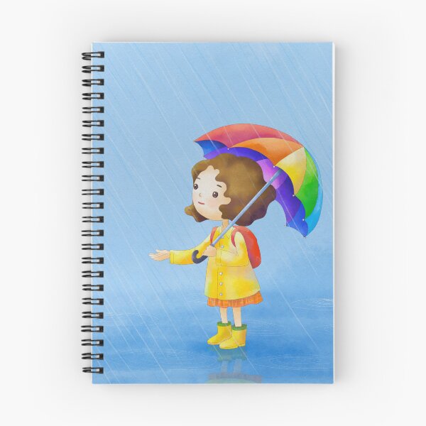 Item preview, Little Girl Walking in the Rain designed and sold by tammist.