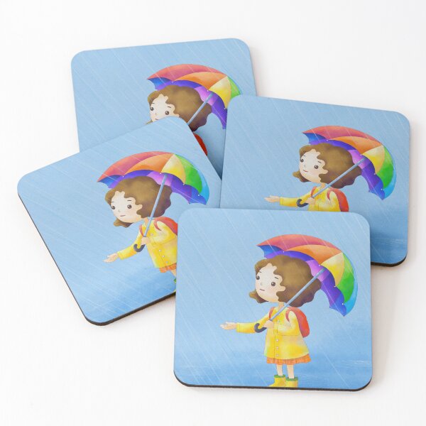 Item preview, Little Girl Walking in the Rain designed and sold by tammist.