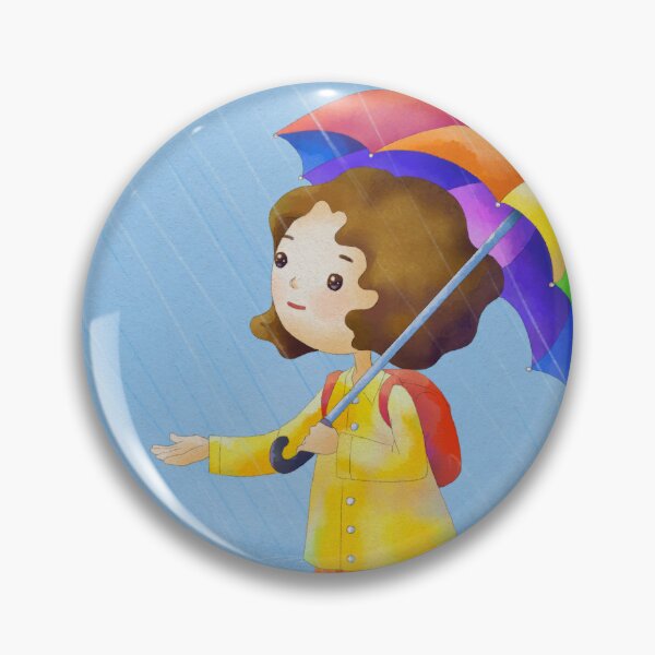 Item preview, Little Girl Walking in the Rain designed and sold by tammist.
