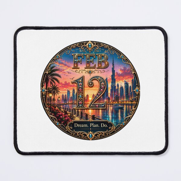 Item preview, February 12 Waterfront City Birthday Design designed and sold by LunaMoments.