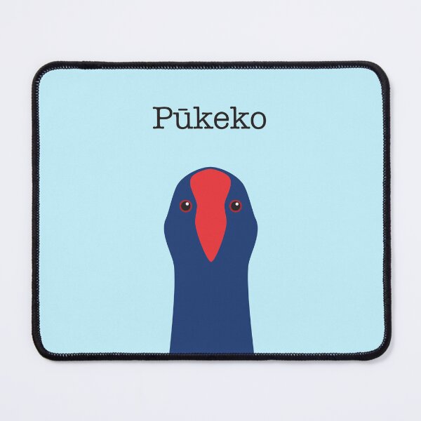 Item preview, Pukeko Face New Zealand Bird designed and sold by Rebeccatiana.nz.