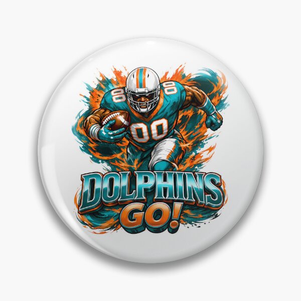 Item preview, Dolphins Go! Miami Dolphins Football Fan #0119 designed and sold by GLUVY-THEME.