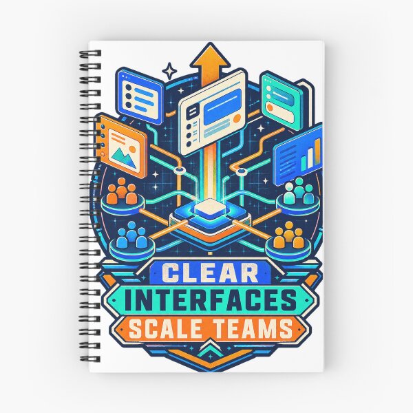 Item preview, Clear Interfaces Scale Teams Developer Experience designed and sold by Shope Buzz.
