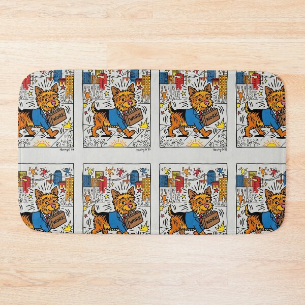 Item preview, Yorkie Businessman Pop Art designed and sold by PictoVibe.