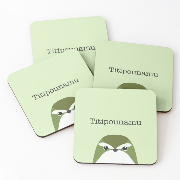 Item preview, Titipounamu Face New Zealand Bird designed and sold by Rebeccatiana.nz.