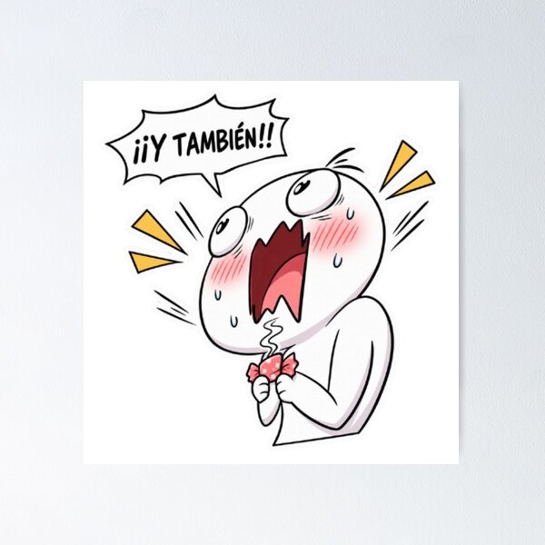 Item preview, Funny Chibi Screaming Reaction Anime Sticker designed and sold by MeowLoka ⭐⭐⭐⭐.