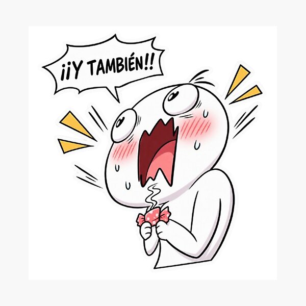 Artikelvorschau, Funny Chibi Screaming Reaction Anime Sticker entworfen und verkauft von MeowLoka ⭐⭐⭐⭐.