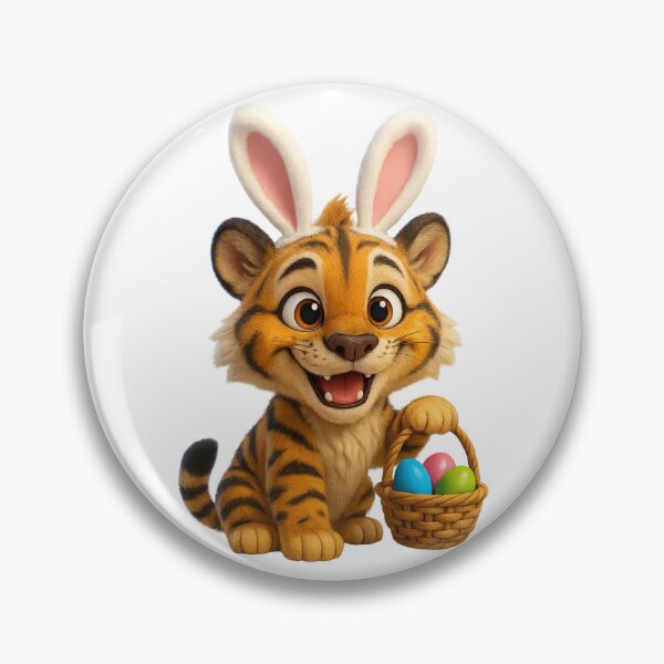 Item preview, Tiger Easter Bunny designed and sold by Sillytoe.