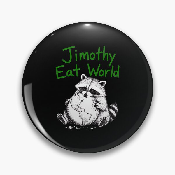 Item preview, Jimothy Eat World Raccoon Funny Animal Lover designed and sold by PaletteArc.