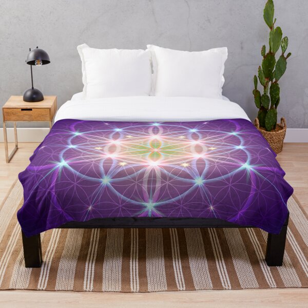 Item preview, Purple Flower of Life designed and sold by christineiris.