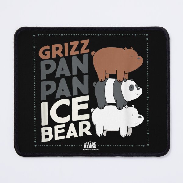 Item preview, Ice Bear We Bare Bears Grizz Pan Pan designed and sold by Foxintheloart.